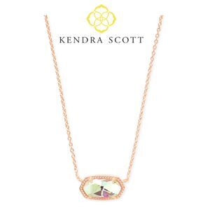 NWOT Kendra Scott Elisa Dichroic Glass Necklace